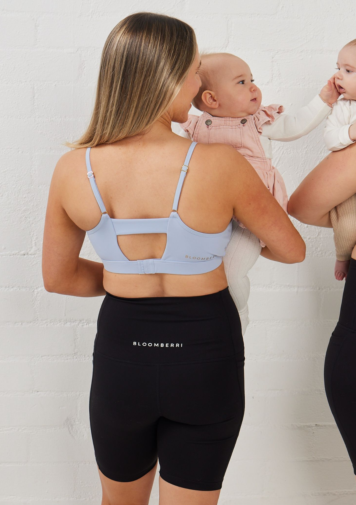 Ella T-Shirt Nursing Crop A-D Cup (Sky Blue)