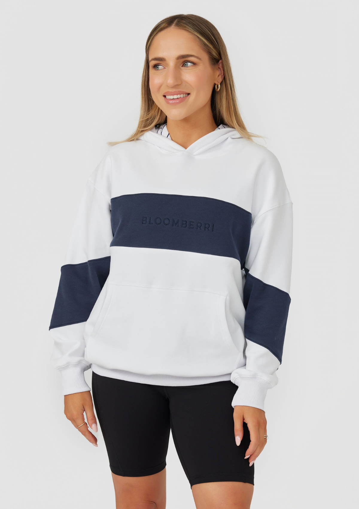 Elevate Nursing Hoodie (Navy-White)