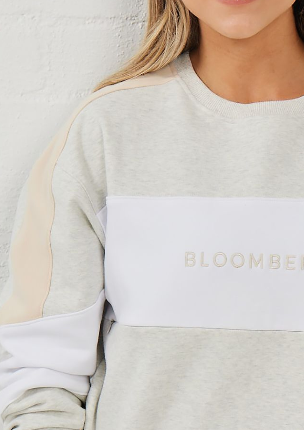 Elevate Nursing Sweater (Grey, White & Beige)