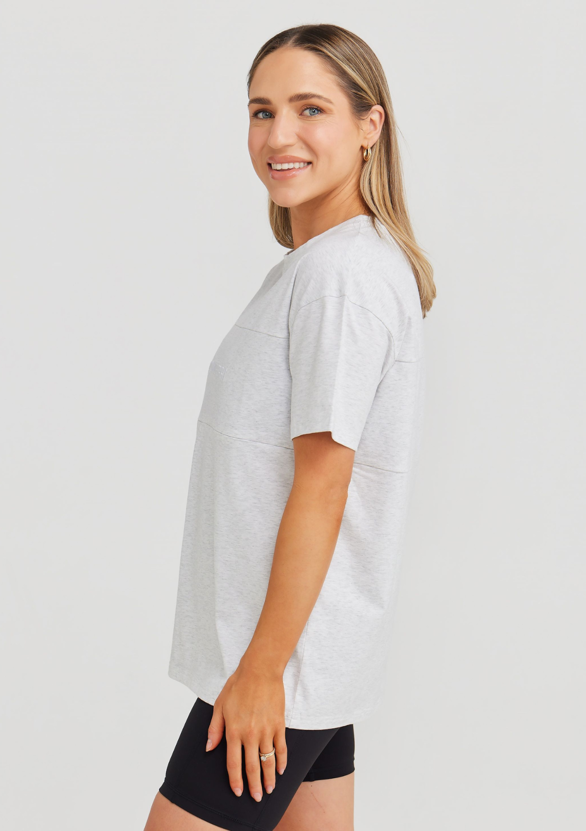 Milana Nursing Tee (Grey Marle)