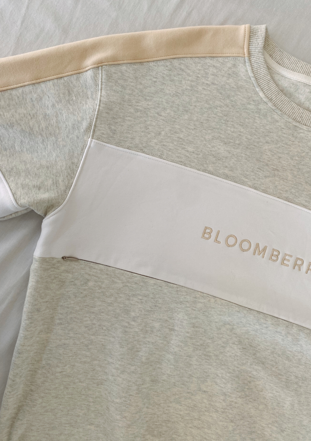 Elevate Nursing Sweater (Grey, White & Beige)