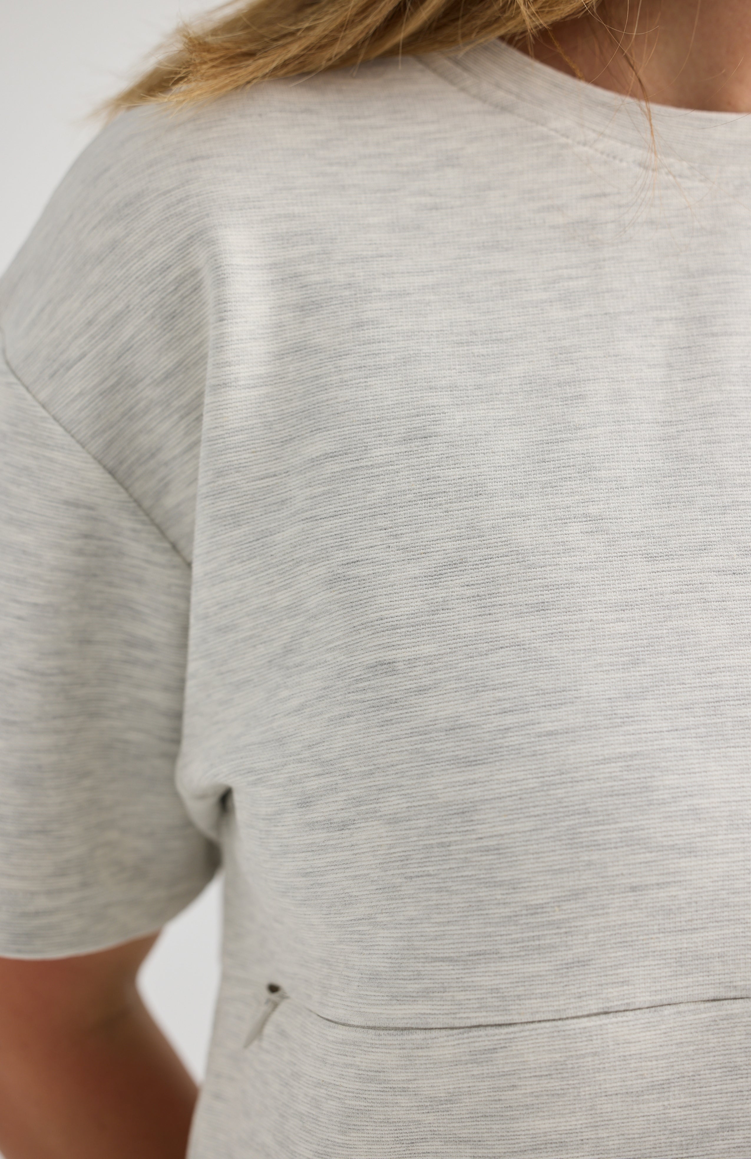 Isla Breastfeeding Top Grey Marle