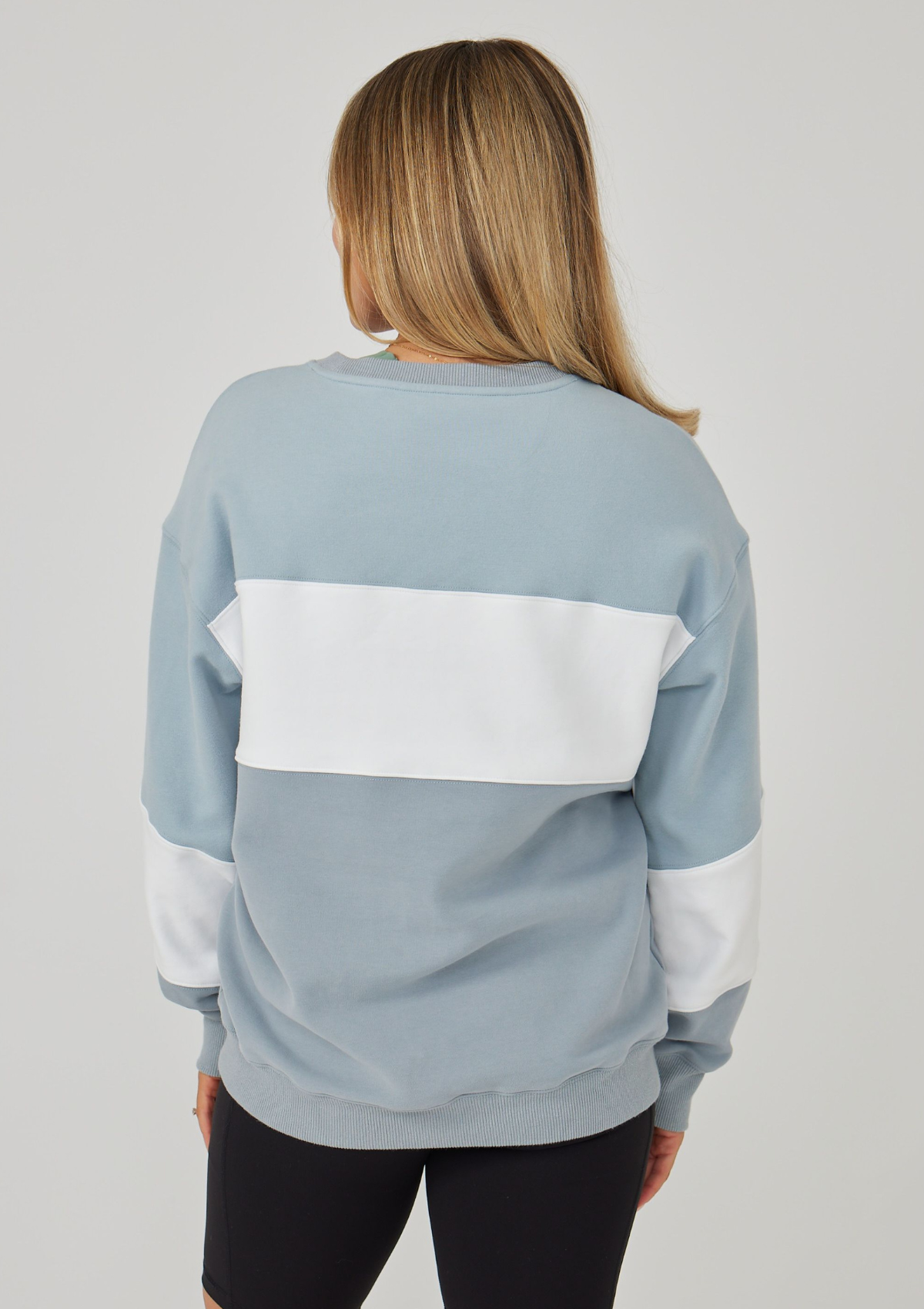 Elevate Nursing Sweater (Blue-White)