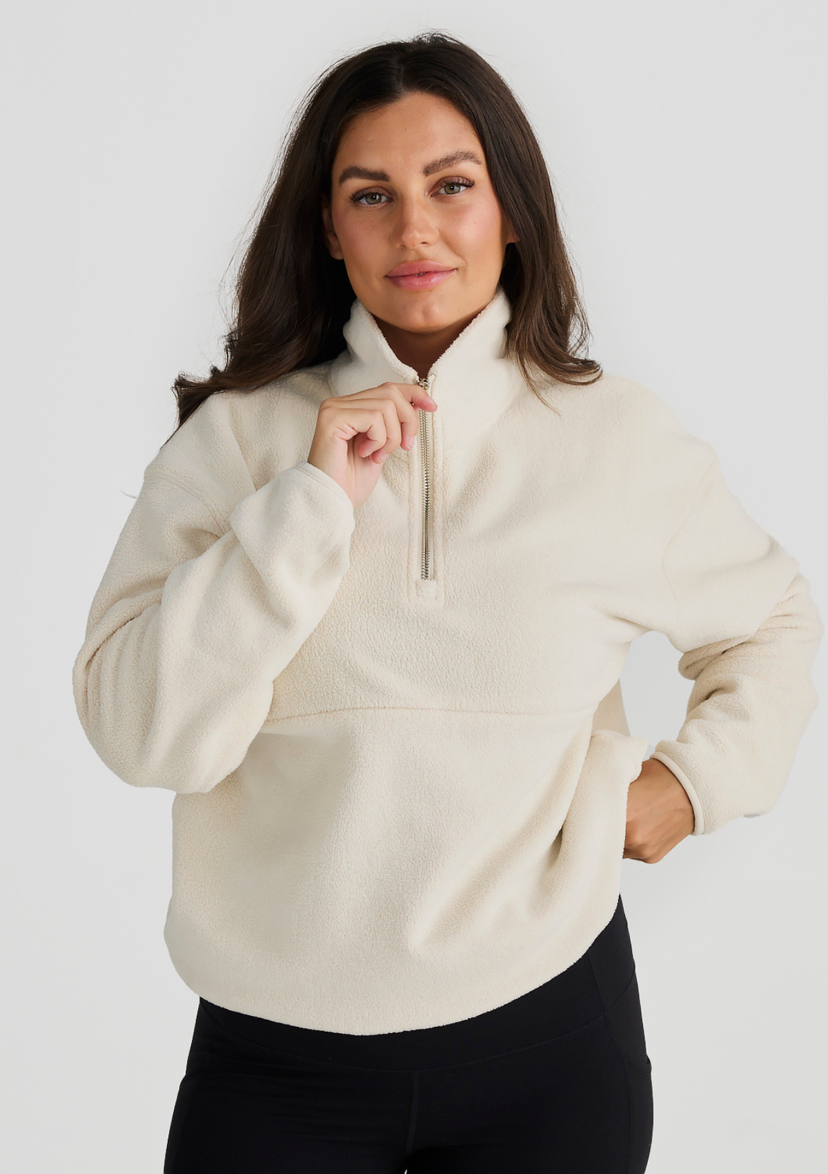 Nursing sherpa pullover discount