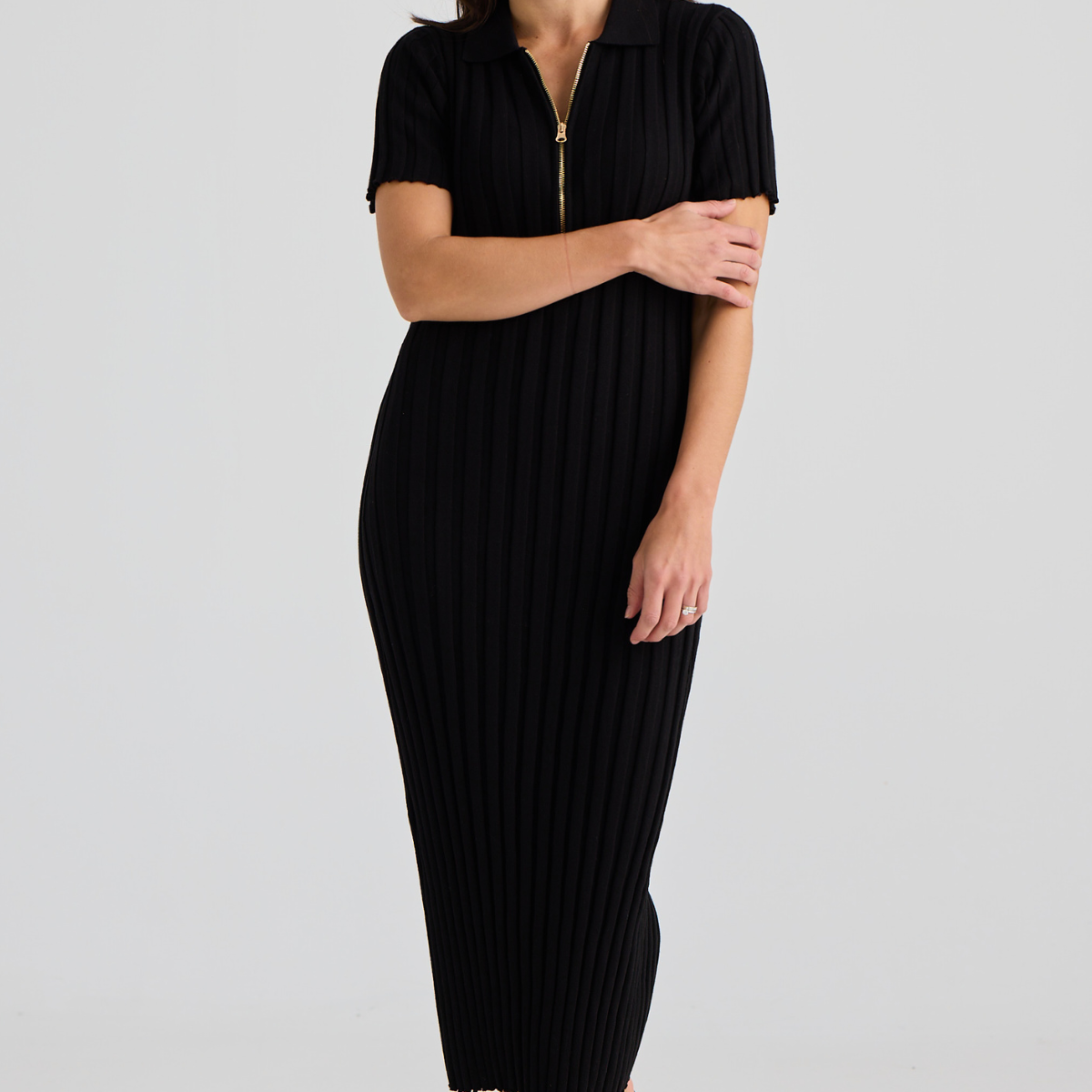 Maternity Dress in Black Maternity Dress in Black