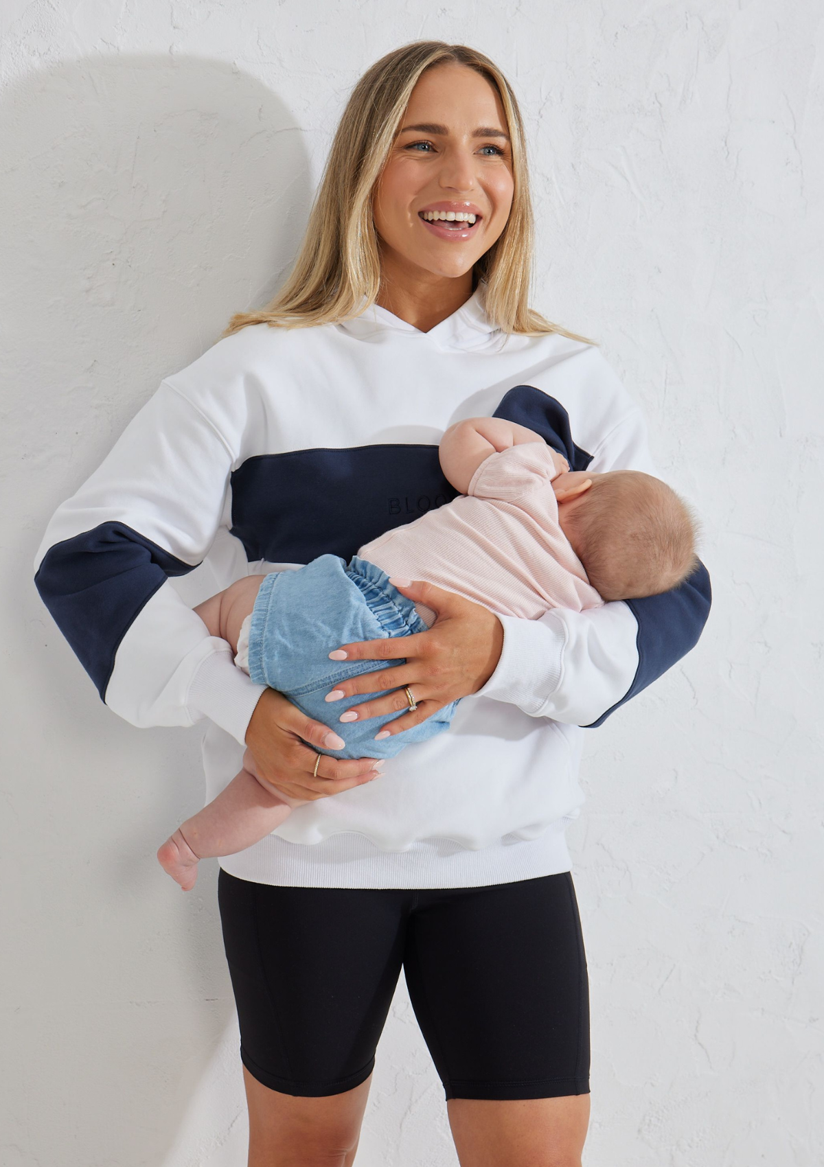 Elevate Nursing Hoodie (Navy-White)