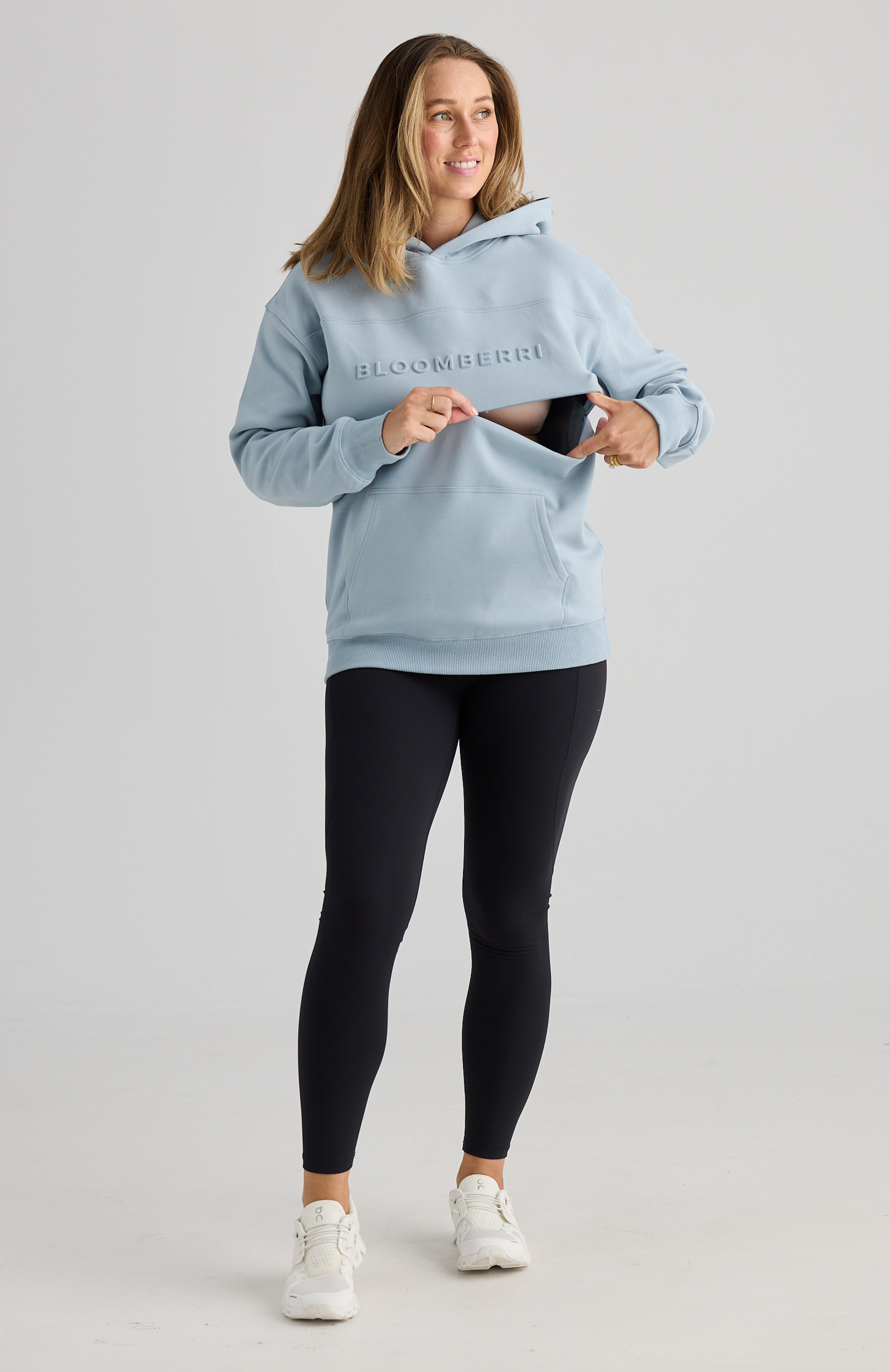 Blue Nursing hoodie by Bloomberri