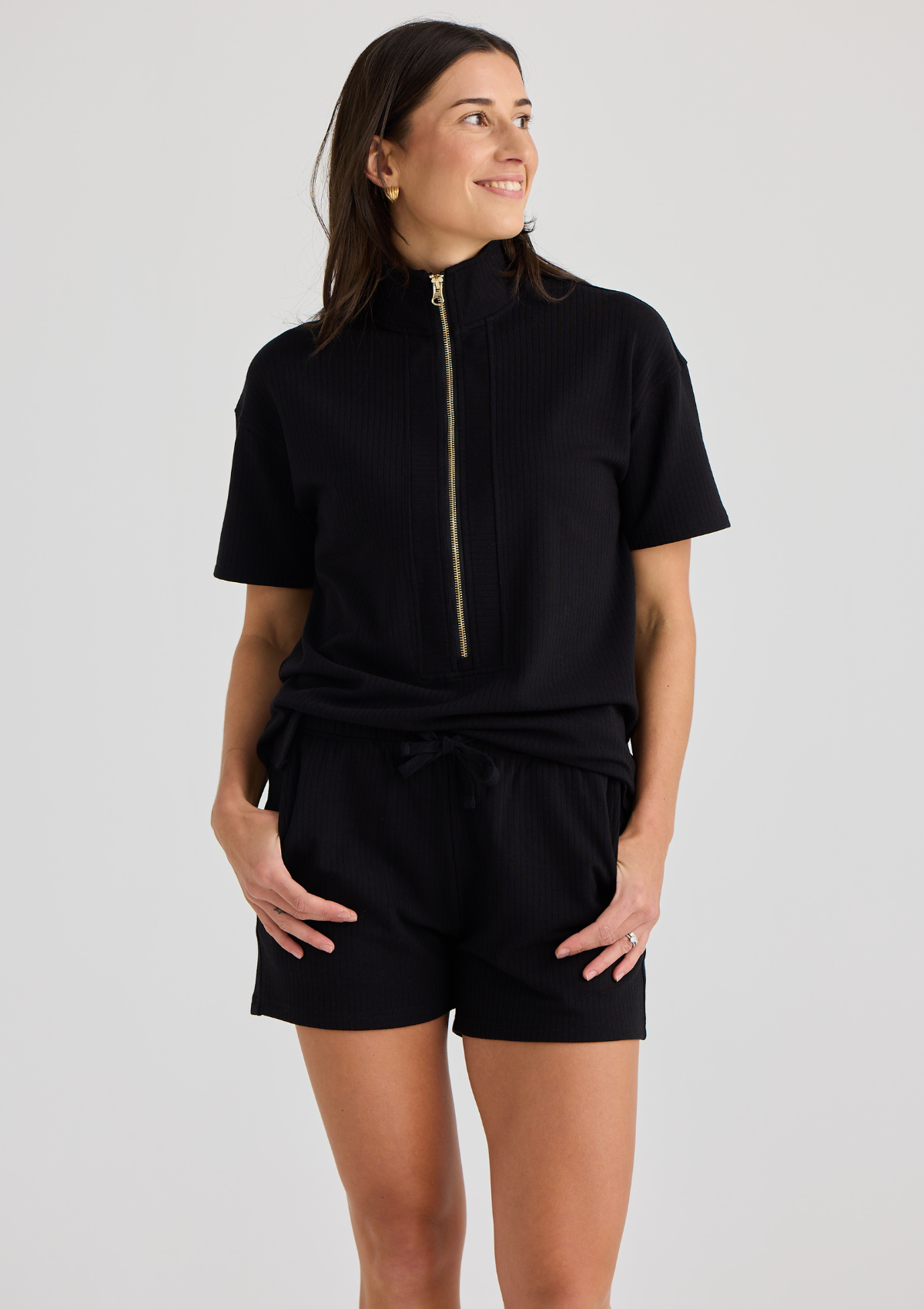 Black breastfeeding top deals